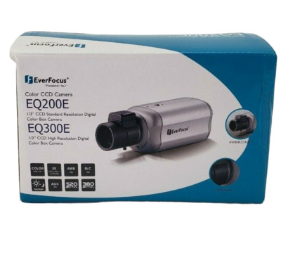 EverFocus 1/3''CCD Standard/High Resolution Digital Color Box Camera EQ200E-300E 