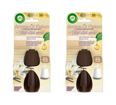 Air Wick Aroma-Öl Flakon Nachfüller Verwöhnende Vanille , 2x20ml 4251758402981
