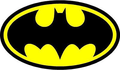 2x BATMAN LOGO DECAL STICKER 5.6'' Laptop Comic Dark Knight Colored BUY2GET1FREE