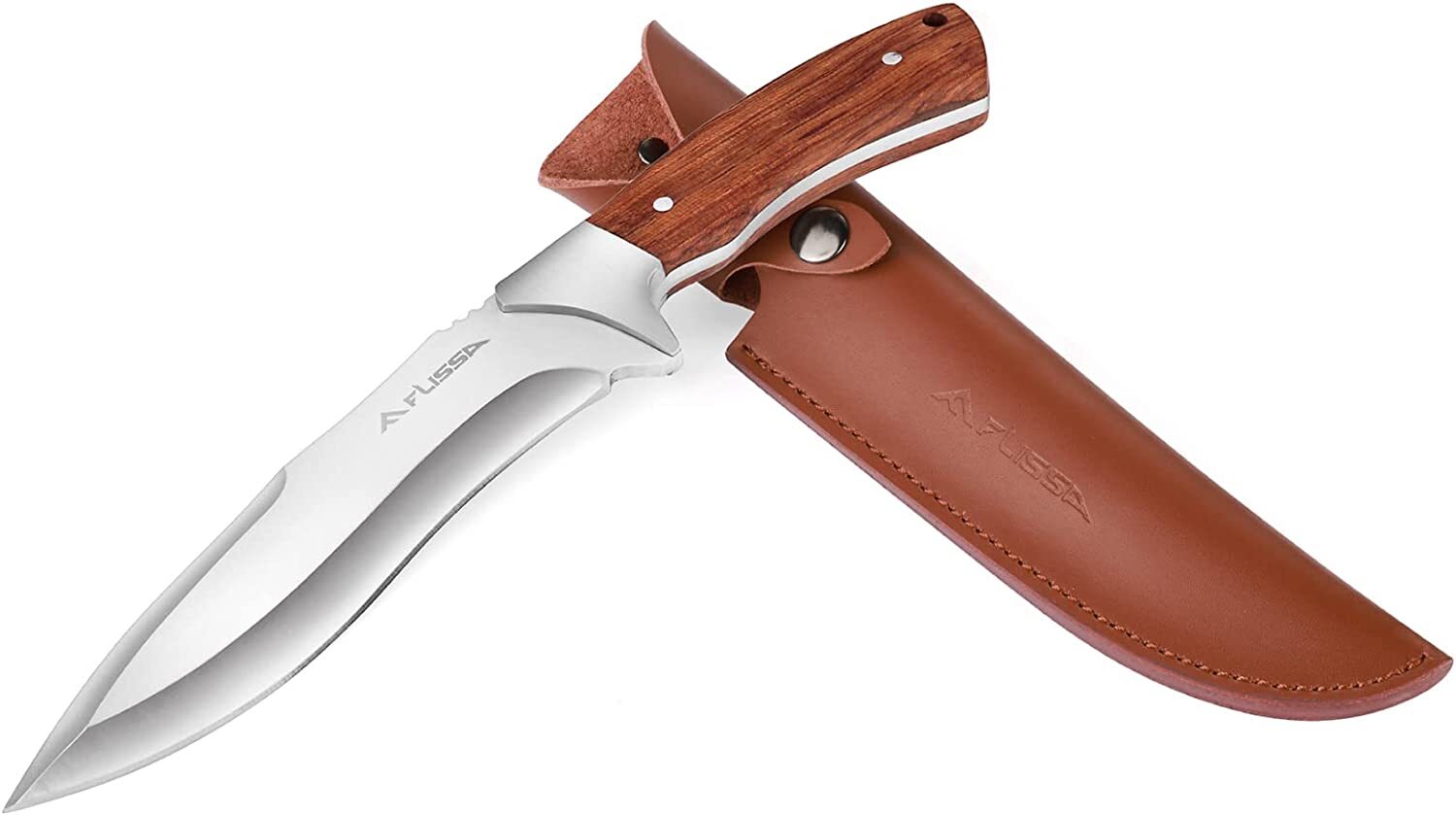 FLISSA Fixed Blade Full-Tang with Wood Handle