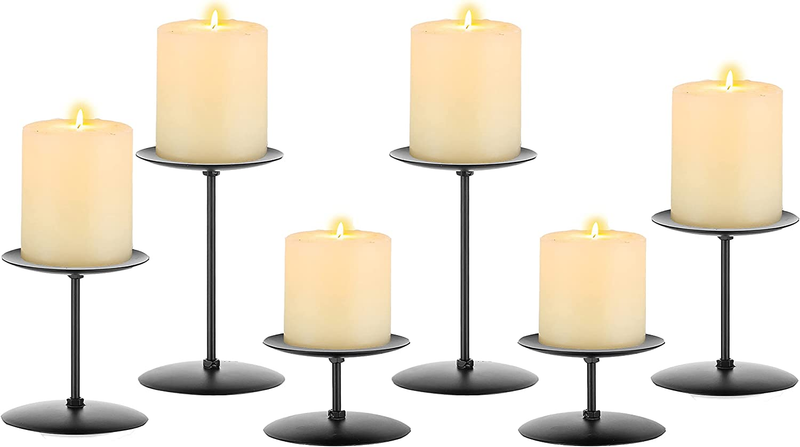 S Candle Plates - Set Of 6 Candelabra Candle Stand Iron Plat