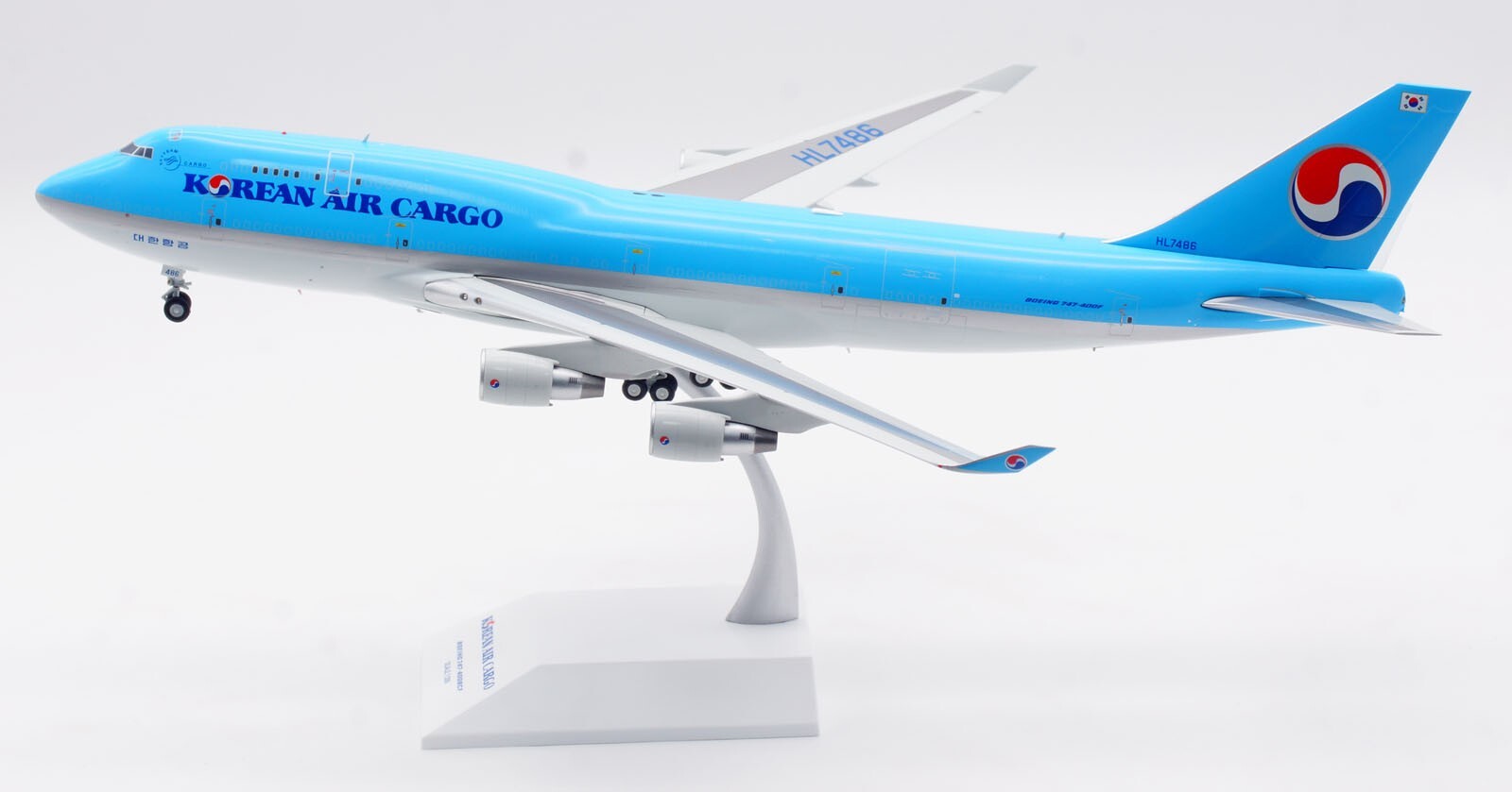 JC Wings 1:200 大韓航空 B747-400 HL7486 1:200 JC Wings Korean Air Cargo Boeing 747-400BCF HL7486