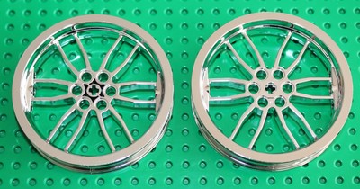 LEGO Train Axle Chrome Silver Metal For Train Wheels Part No x1687 Or 57051