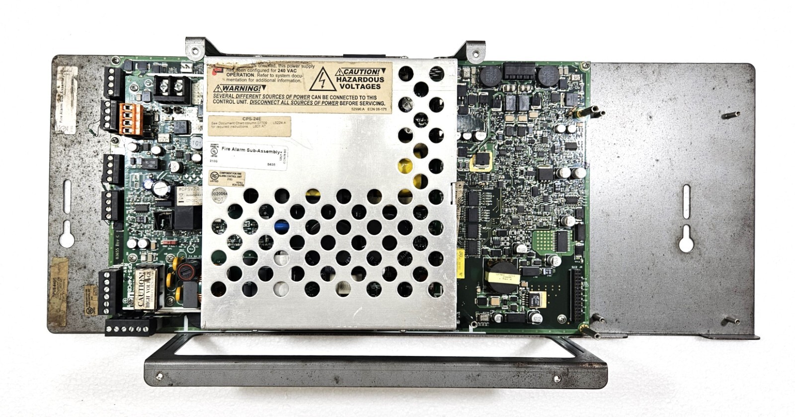 NOTIFIER NFS-640 ALARM CONTROL PANEL CPU2-640E CARD AND POWER