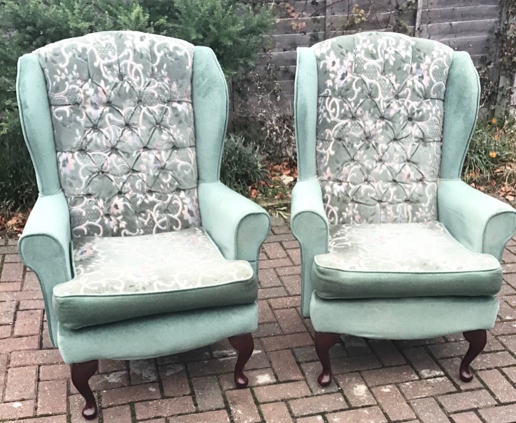 Parker knoll style Wing Arm Chair x 2, will sell individually if asked
