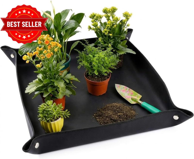 100X100Cm Foldable Repotting Mat, Plant Repotting Waterproof Mat