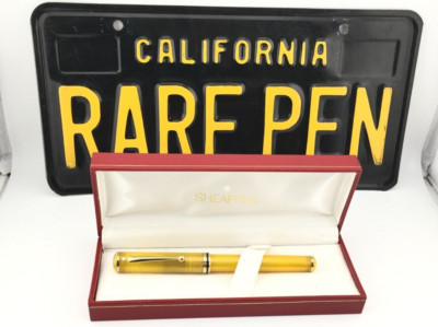 Sheaffer Levenger Connaisseur YELLOW SUN Fountain Pen 18K Medium nib