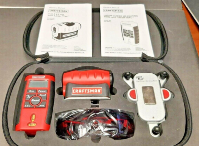 Craftsman Laser Level Trac Combo Kit 4 in 1 Measuring Tool Set 9