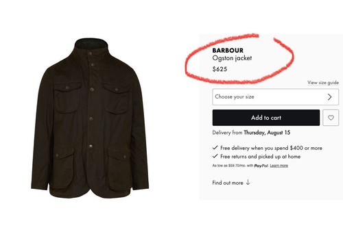 Pre-owned Barbour Ogston Wax Jacket W/ Elbow Patches Olive Msrp$625 Rugged Sophistication In Green