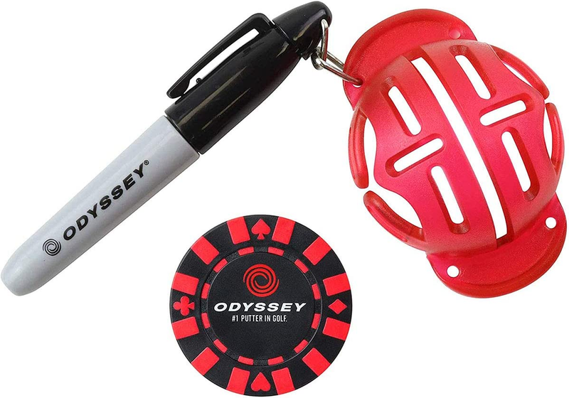 Straight Shot Putt Golf Ball Marker Stencil Alignment Tool