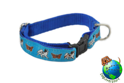 Papillon Adjustable Collar Small 7-11'' Blue