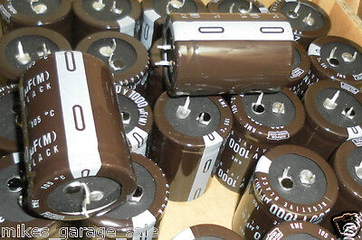 50 pc lot  CAPACITORS 200 VOLT 1000 uF (M) SNAP IN  7-10002-0887 and NIPPON 50PC