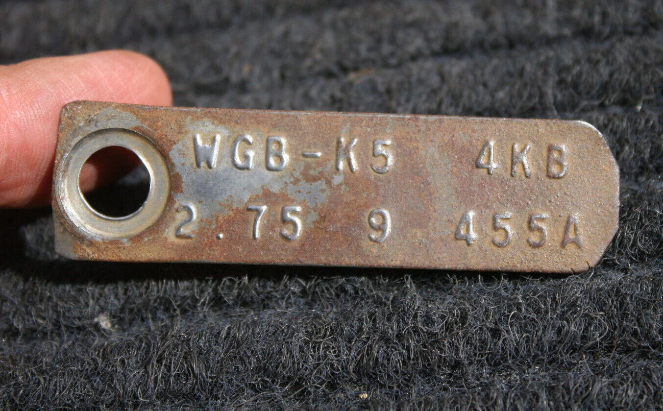 Ford Axle / Differential Vintage Identification Tag - WGB-K5