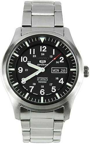 Pre-owned Seiko 5 Sports Military Automatic Gents Snzg13j1 Us4