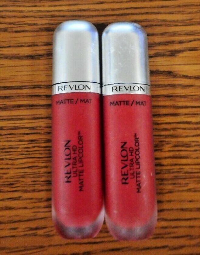 LOT OF 3 REVLON ULTRA HD MATTE LIP COLOR MATTE 660 HD ROMANCE 0.2oz EACH