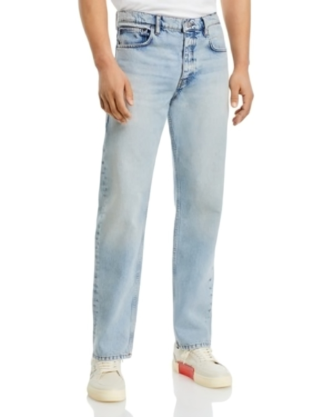 FRAME Straight-Leg Jeans Men's 34 North Sea Belt Loops Zip Fly Button Closure~ - Picture 1 of 17