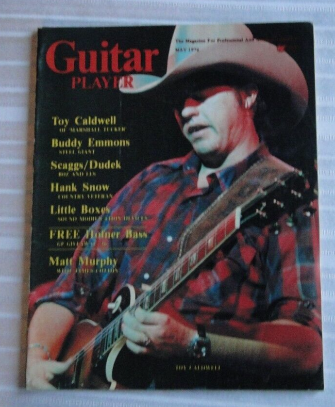 Vintage Magazine Guitar Player 1976 Toy Caldwell Emmons Scaggs Dudek Snow    154