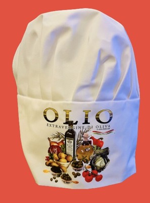 Chef Hat Italian Olio Extravergine Di Oliva NEW ADULT Full Size