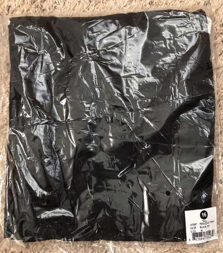 Barco Women's Tall Flat Front Work Pant Size 16 Black