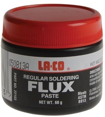 LACO REGULAR SOLDERING FLUX PASTE 60g LARGE SOLDER NON ACID non TOXIC Flux TUB