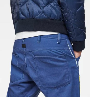 G-STAR G-STAR ELWOOD X52 5622 3D KONISCH W34 L34 RENNEN MUSTER AUFDRUCK JEANS PHARRELL