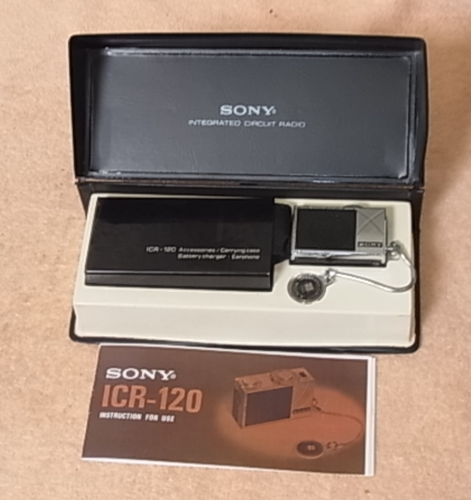 Sony ICR-120 Integrated Circuit Radio | Vintage | Made in