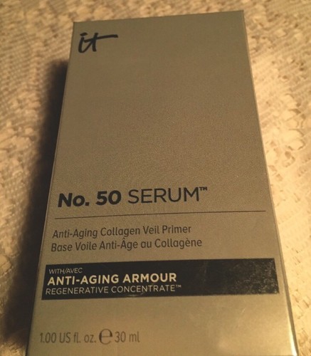 IT COSMETICS  NO. 50 SERUM Anti-Aging Collagen Veil Primer 1oz.~BNIB~ FREE SHIP