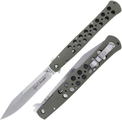 Cold Steel Ti-Lite Signature Folding Knife 6'' CPM-S35VN Steel Blade G10 Handle