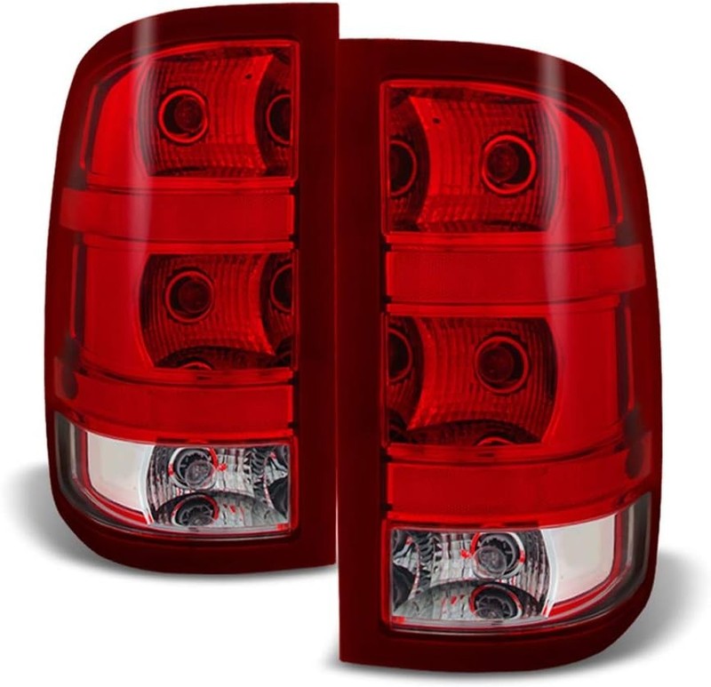 Tail Lights Lamps Left & Right Pair For 2007-2013 GMC Sierra 1500 2500 3500HD