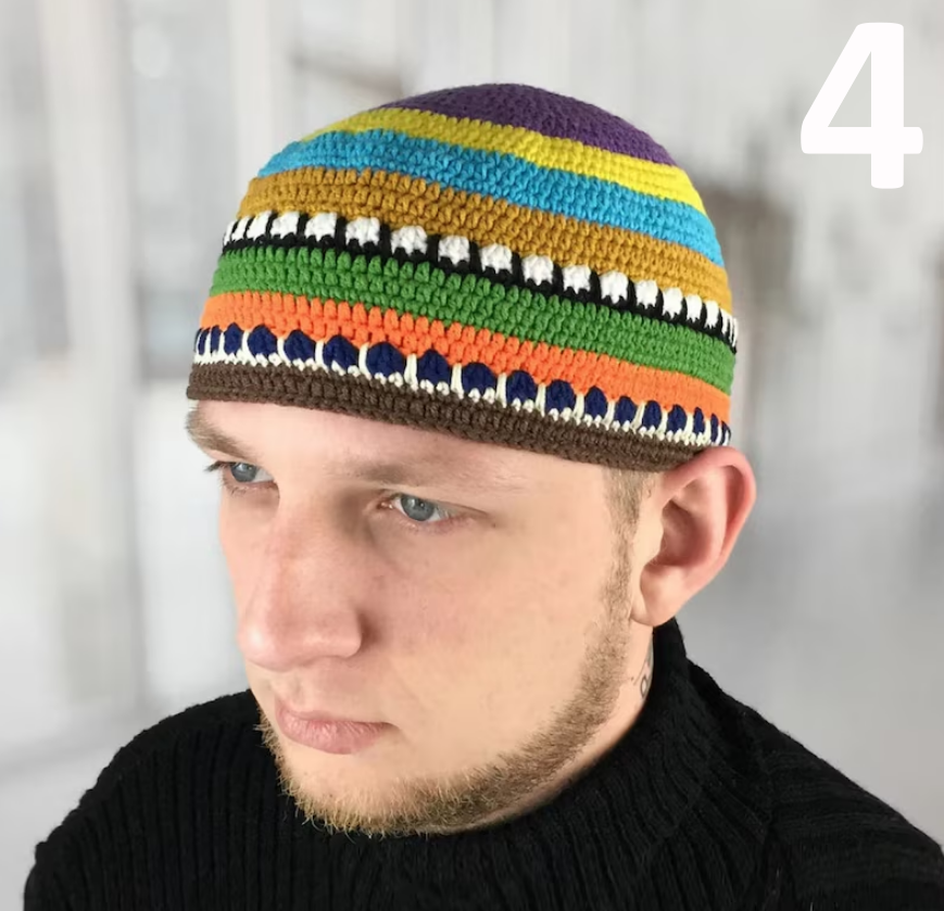 Skullcap Joe Zawinul style hat Jazz bass Musician beanie Kufi