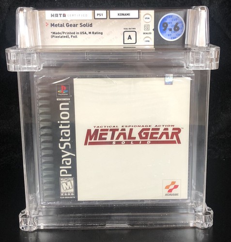 Metal Gear Solid Sony PlayStation 1 Wata Graded 9.6 A New