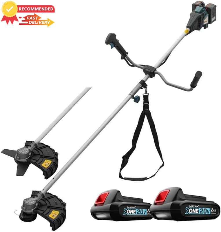 Matrix 40V Brushless 2-in-1 Brush Cutter Trimmer Kit, Whipper Snipper
