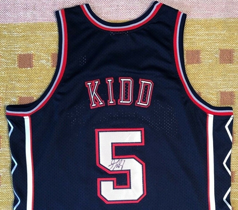 激レア‼️ 刺繍‼️ NBAユニフォーム NewJersey Nets Kidd 激レア‼️ 刺繍‼️ NBAユニフォーム NewJersey Nets Kidd