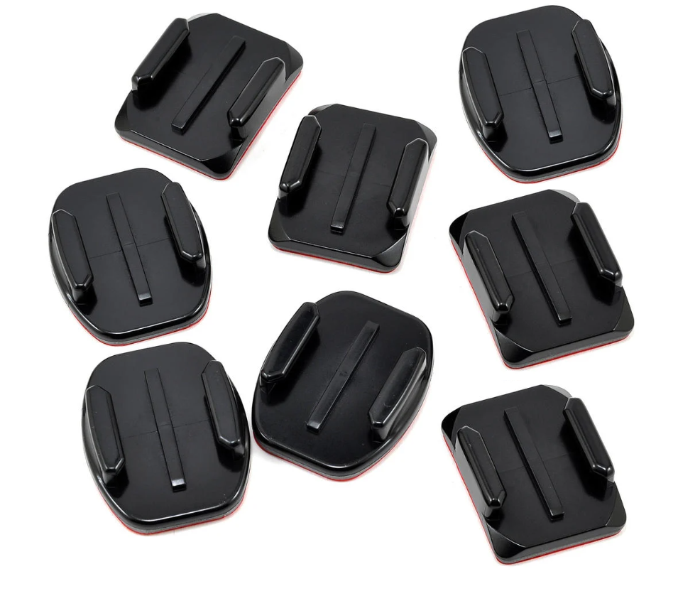 (8-Pack) Flat & Curved 3M Adhesive Mount Sticky Pads For GoPro HERO 12/11/10/9/8