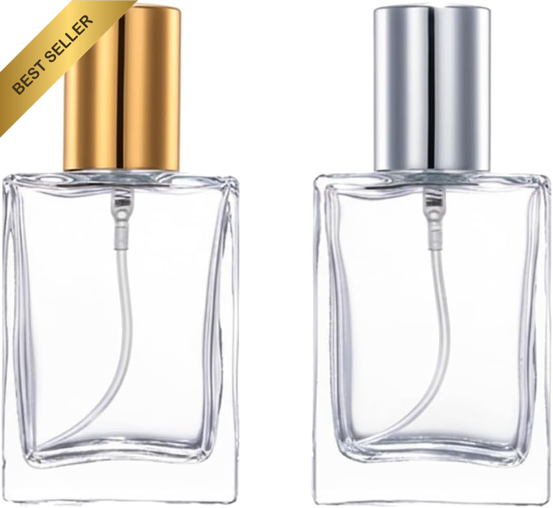 Refillable Travel Perfume Atomiser, 2 Pcs 50Ml Fine Mist Spray Bottle for Fragra