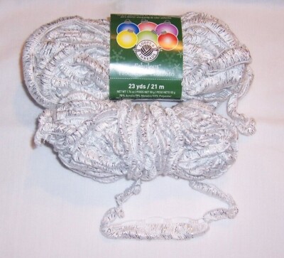 Loops & Threads Yarn Gang - Carnival or Fabulous - White (1+ skeins)