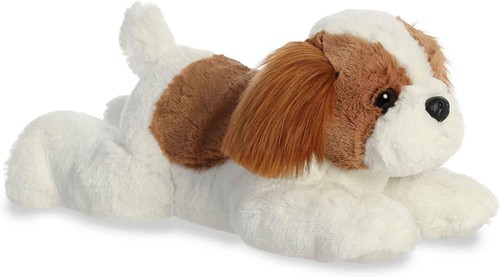 Aurora Adorable Flopsie Stella White Shih Tzu Soft Stuffed A
