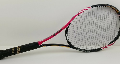 Wilson Blade 98 BLX Pink Black with Grey Strings 4 1/4