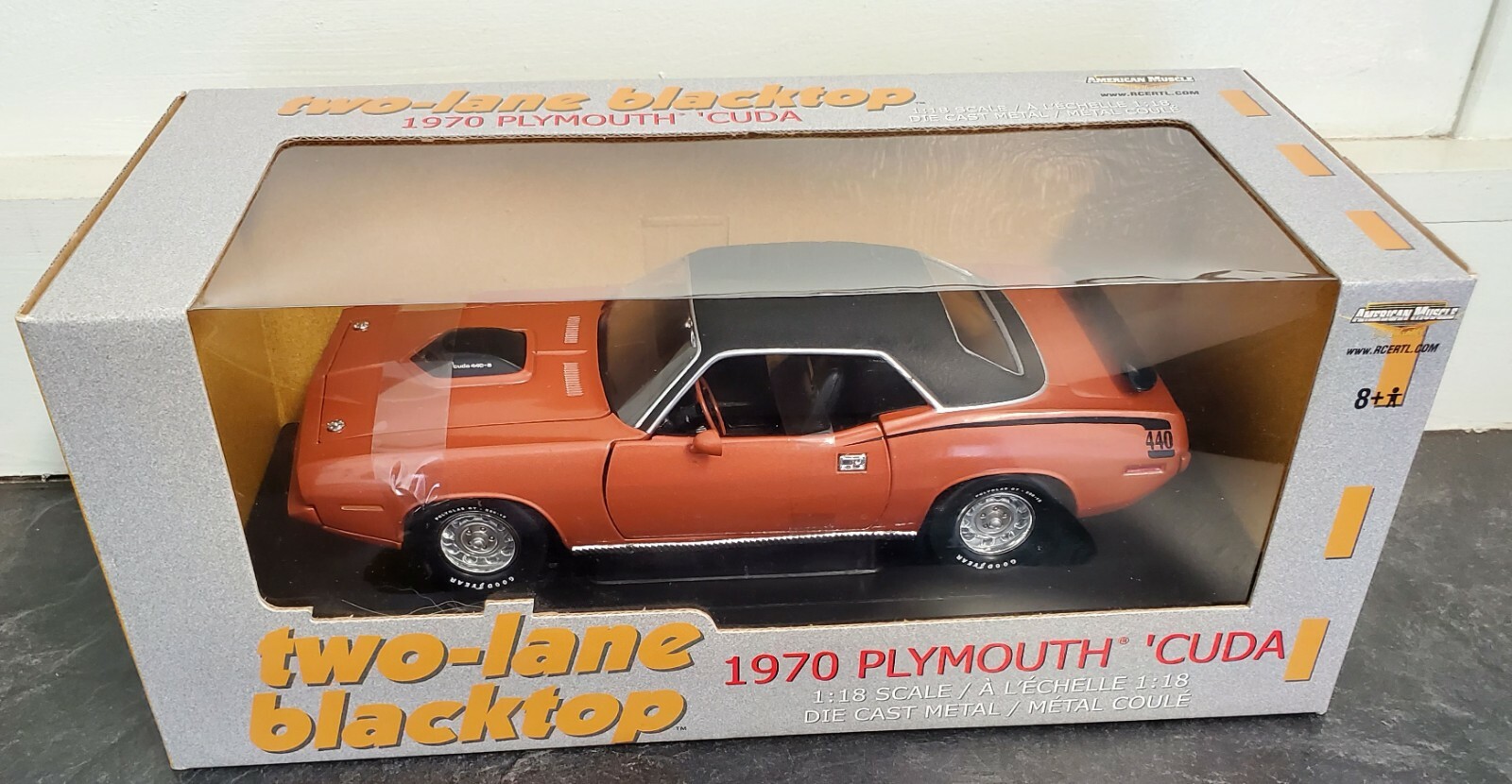 ミニカー 置物 american muscle 1/18 ertl ERTL American Muscle 1970 Plymouth AAR Cuda Silver 1:18