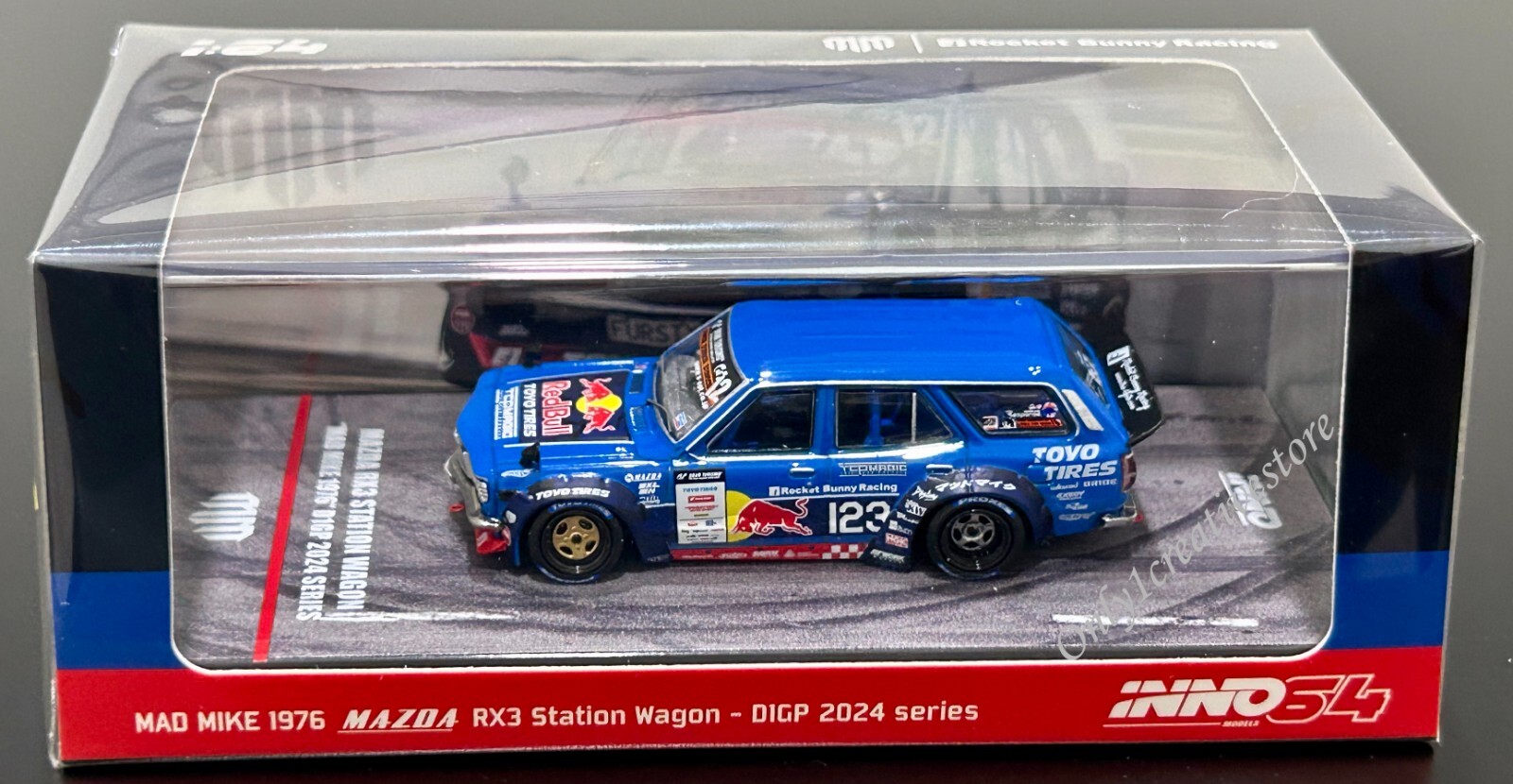 INNO64 Mad Mike 1976 Mazda RX3 Station Wagon D1GP 2024
