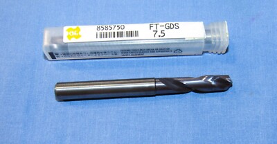 New OSG Screw Machine Length Drill 7.5 mm Dia, 140 ° Point, Solid Carbide