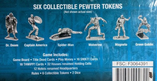 New Sealed* Monopoly MARVEL Comics Collectors Edition ~ 2006 ~Wolverine Figurine