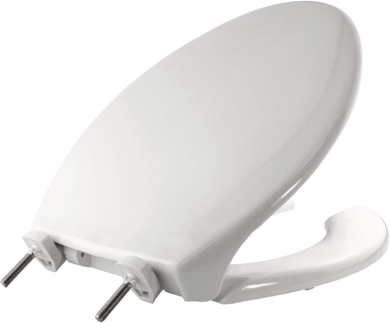 BEMIS 7850TDG Commercial Heavy Duty Open Front Toilet Seat with Cover, Industria