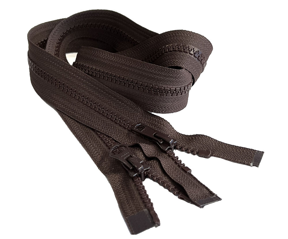 19 Inch YKK #5 VISLON 2-Way Medium Weight Molded Plastic Separating Made in USA