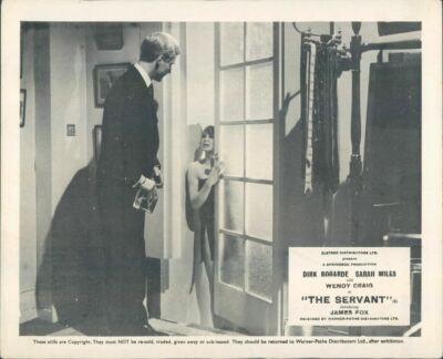 THE SERVANT  JAMES FOX  SARAH MILES LOBBY CARD