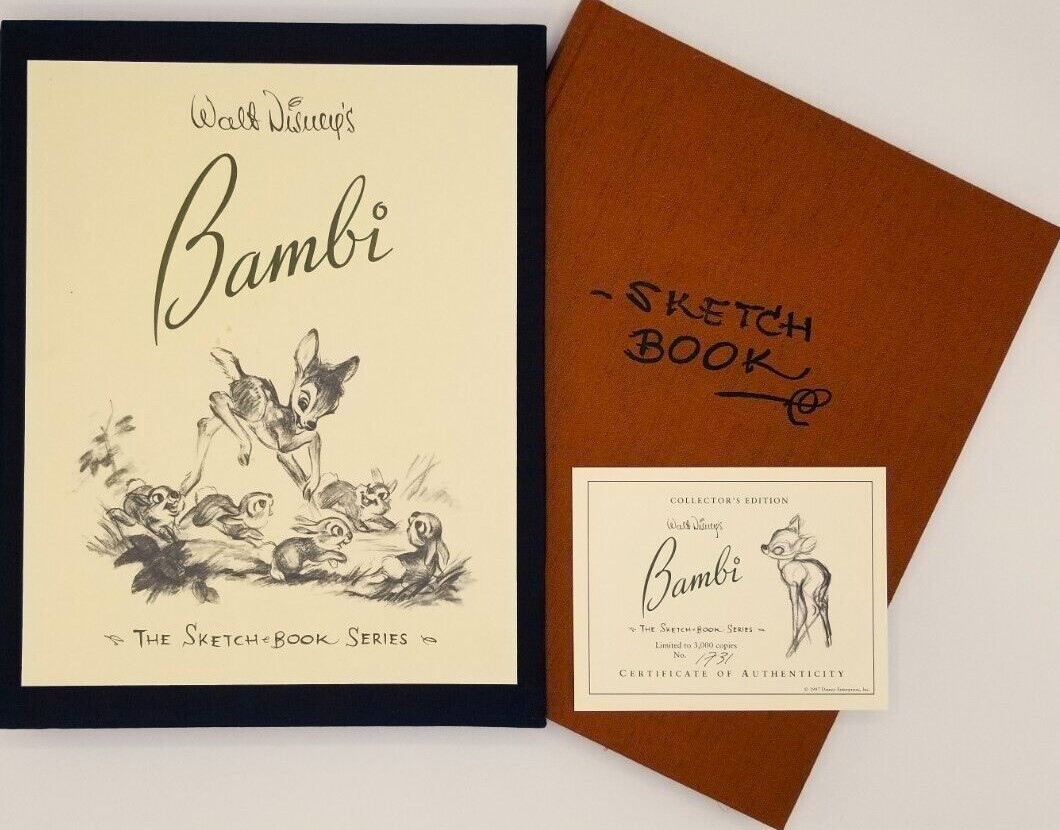 Walt Disney’s Bambi： The Sketchbook　バンビ Walt Disney's Bambi The Sketch Book Series Sealed Hardcover