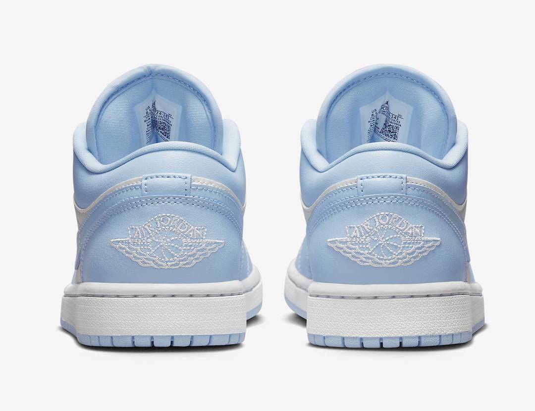 Pre-owned Jordan Nike Wmns  1 Low Aluminum Ice Blue Dc0774-141 Us 5-15 Brand