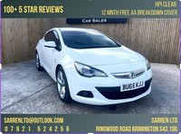 2015 Vauxhall Astra GTC 1.4i Turbo Sport Euro 6 (s/s) 3dr HATCHBACK Petrol Manua