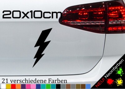 Blitz Aufkleber High Voltage Piktogramm Danger Gefahr Lightning Flash 20x10cm