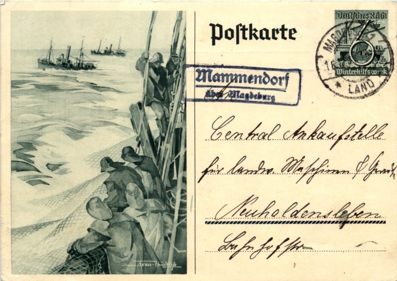 Whw - Ganzsache - Mammendorf üBer Magdeburg -617778